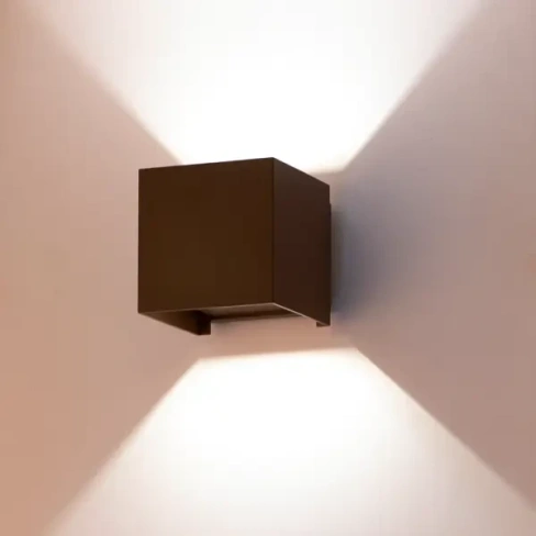 Светильник светодиодный Inspire «Roxb» 60 Вт IP54 квадрат цвет коричневый накладной INSPIRE None