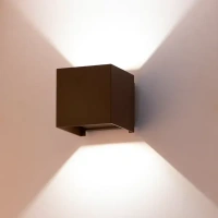 Светильник светодиодный Inspire «Roxb» 60 Вт IP54 квадрат цвет коричневый накладной INSPIRE None
