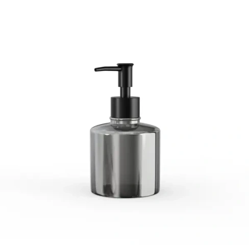 Дозатор для жидкого мыла Lemer Black Mirrow BLMIR01, стекло, цвет дымчатый LEMER BLMIR01 Black Mirrow