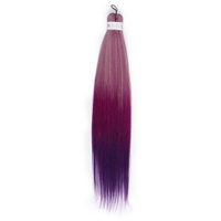 Queen Fair пряди из искусственных волос Sim-Braids трехцветный, фиолетовый/сиреневый/пепельный