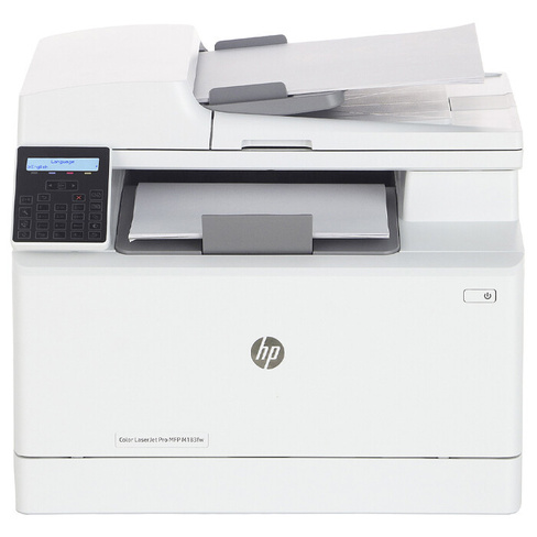 МФУ HP Color LaserJet Pro M183fw, цветной принтер/сканер/копир/факс A4 LAN Wi-Fi USB белый