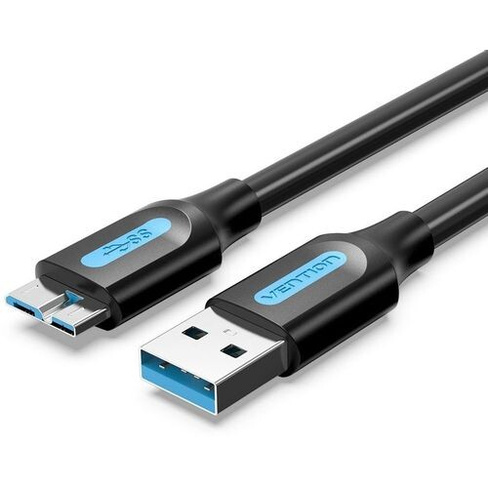 Кабель USB3.0 VENTION COPBI, USB 3.0 A(m) - micro USB 3.0 B (m), круглое, 3м