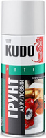 KUDO KU- 2104 грунт аэрозольный акриловый для черных и цветных металлов белый (0,52л)