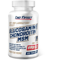 Препарат для укрепления связок и суставов Be First Glucosamine Chondroitin MSM Hyper Flex, 120 шт.