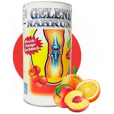 Коллагеновый напиток для суставов и связок Gelenk Nahrung, вкус «Апельсин и персик», 600 г, Pro Vista AG Геленк Нарунг