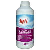 Коагулянт шок жидкий hth CLARISHOCK (Франция) - 1,0 л. коагулянт для бассейна шок быстрый против мутной воды, средства д