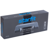 Степ-платформа Starfit SP-301 76х28х22 см серый/черный