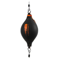 Боксерская груша Sima-land на растяжках, BoyBo Fire, кожа, цвет черный, оранжевый (5404423) Сима-ленд